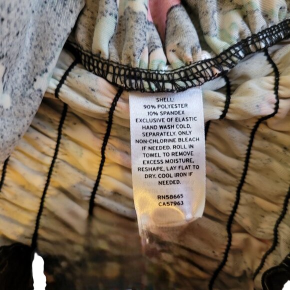 Open Edit Holiday Velvet Floral Sweetheart Ruched Party Top Medium NWOT - Picture 10 of 12